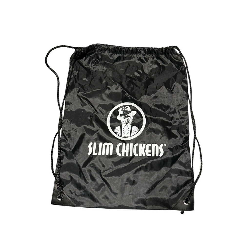 Slim‎ Chickens Drawstring Sack Day Pack Gym Tote Locker Bag Back Pack